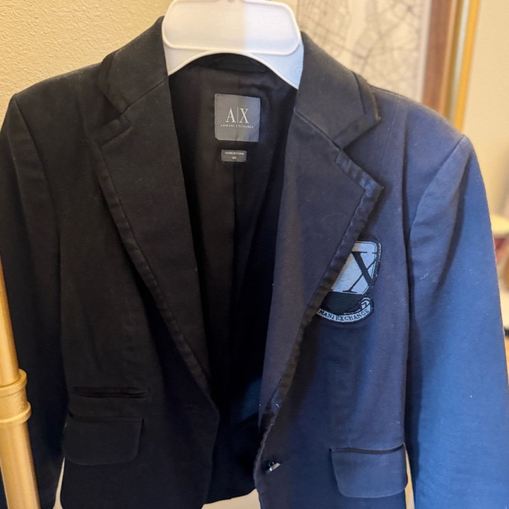 A/X Armani Exchange Men's Black Blazer